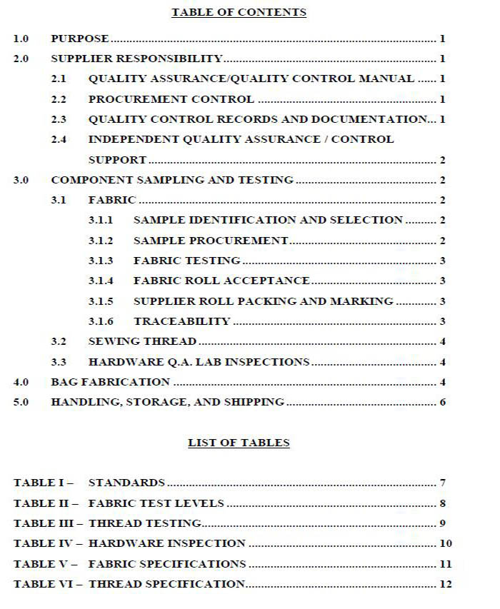 Quality Assurance/Quality Control Program Report Sample